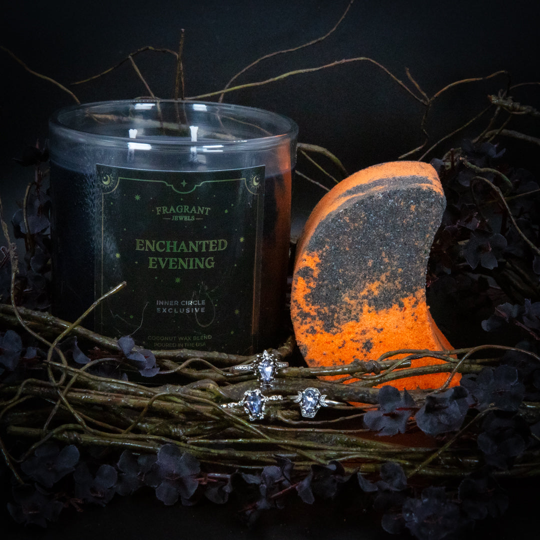 Enchanted Evening - Candle and Bath Bomb Set